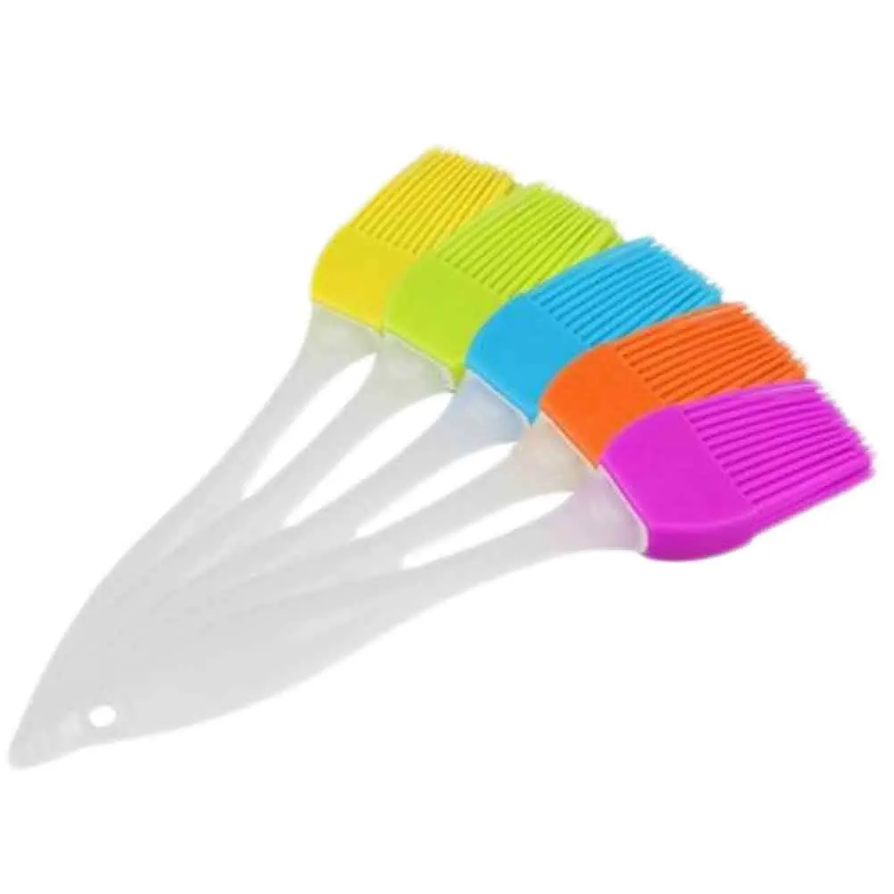 Silica Gel Resistant High Temperature Pastry Brush Barbecue Cake Pastry Bread Oil Cream Pizza Cooking Brushes Tool Random Silica Gel Resistant High Temperature Pastry Brush Barbecue Cake Pastry Bread Oil Cream Pizza Cooking Brushes Tool Random