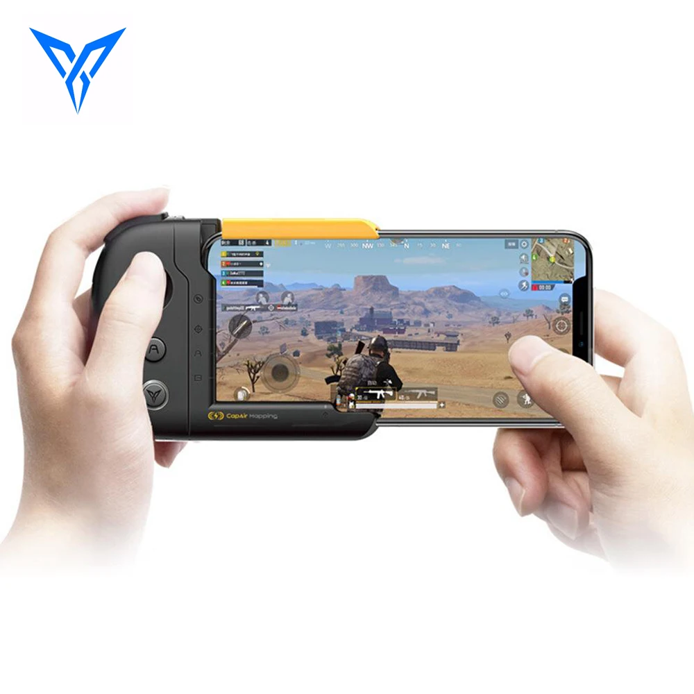 

FlyDiGi WASP One-handed Gamepad Physical Connection CapAir Mapping Joystick for PUBG Mobile Game Controller for iPhone Android