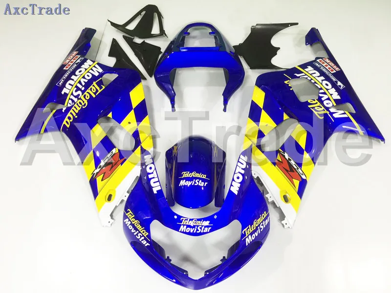 Мотоцикл Обтекатели для Suzuki GSXR системы GSX-Р 600 750 GSXR600 GSXR750 2001 2002 2003 К1 пластичной Впрыски ABS обтекатель комплект синий автомагистрали a79 Мотоцикл Обтекатели для Suzuki GSXR системы GSX-Р 600 750 GSXR600 GSXR750 2001 2002 2003 К1 пластичной Впрыски ABS обтекатель комплект синий автомагистрали a79