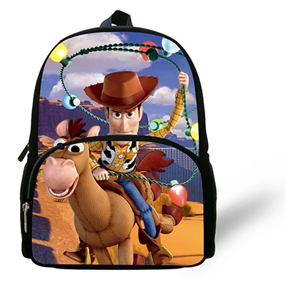 12-дюймовый Mochila школьный детский рюкзак «История игрушек», «школьные ранцы для мальчиков Вуди из мультфильма Раундап рюкзак для детей От 1 до 6 лет