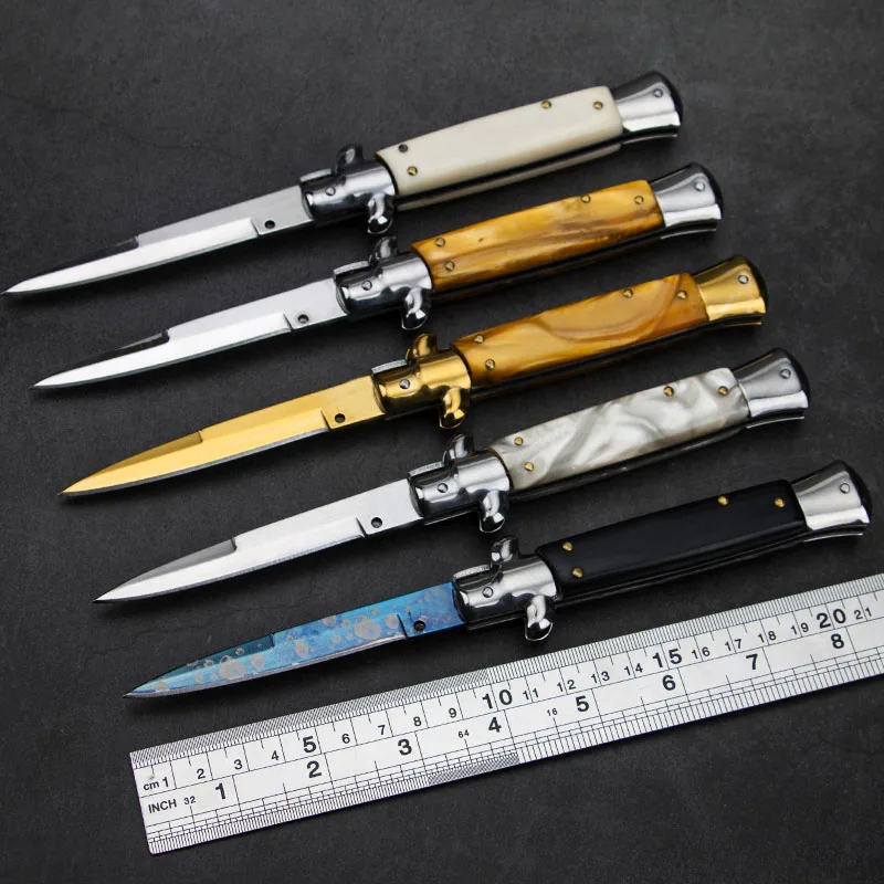 Небольшой тактический нож для выживания карманный складной нож походные охотничьи ножи с алюминиевой ручкой Мультитул Открытый EDC инструмент