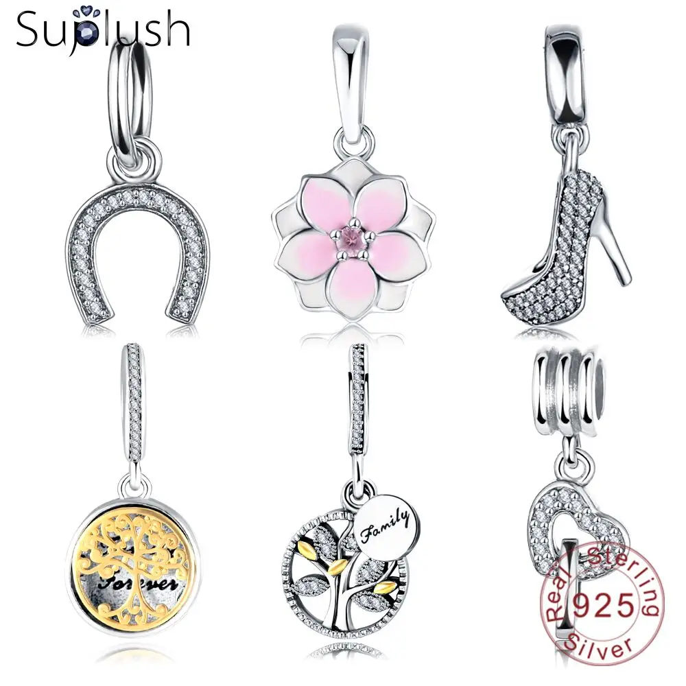 Suplush 31 стиль подвеска из 100% стерлингового серебра 925 пробы оригинальный бренд