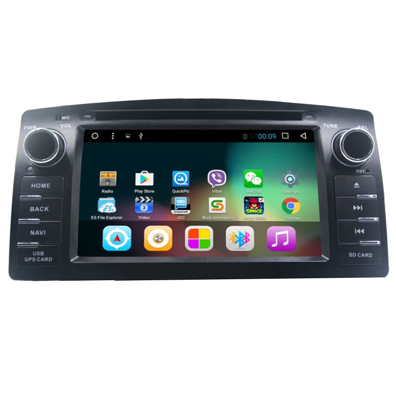 Best 2G RAM 32G ROM Android 7.1 Quad Core Car DVD Player GPS for Toyota Corolla E120 BYD F3  audio car radio stereo navigator 1