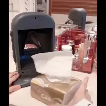 

TG-Motors Creative Home Tissue Box Portrait Office Tissue Holder Car Tissue Dispenser