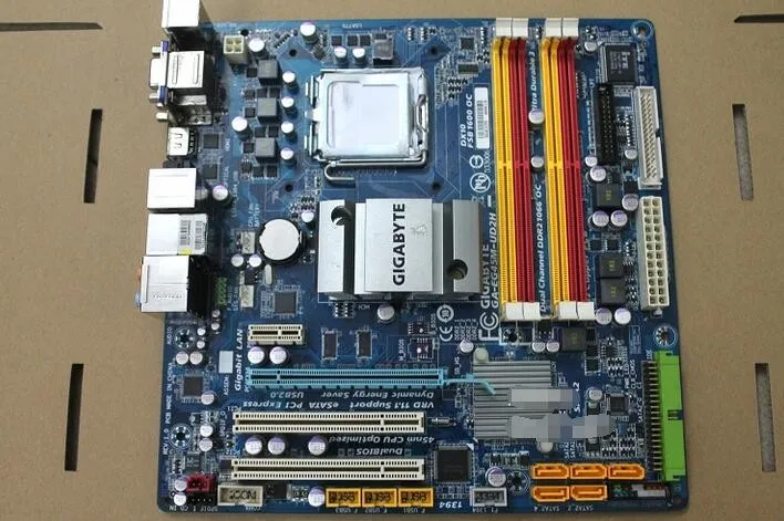 Оригинальная материнская плата для GIGABYTE GA-EG45M-UD2H G45 DDR2 LGA775 VGA + DVI HDMI | Компьютеры и