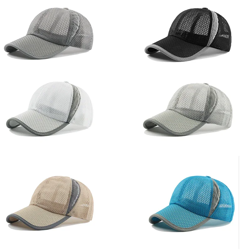 

Solid color Mesh Baseball Cap Breathable Military Tactical Caps Unisex Outdoor Sports Hat Ring Hunting Cap SWAT Training Hats
