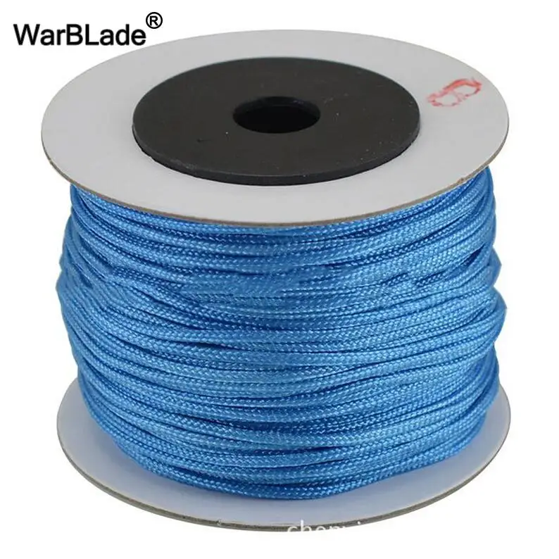 Jewelry Making Accessories 100M 0.8mm 1mm 1.5mm 2mm Cotton Cord Nylon Cord Thread String DIY Tassels Beading Braided Bracelet 
