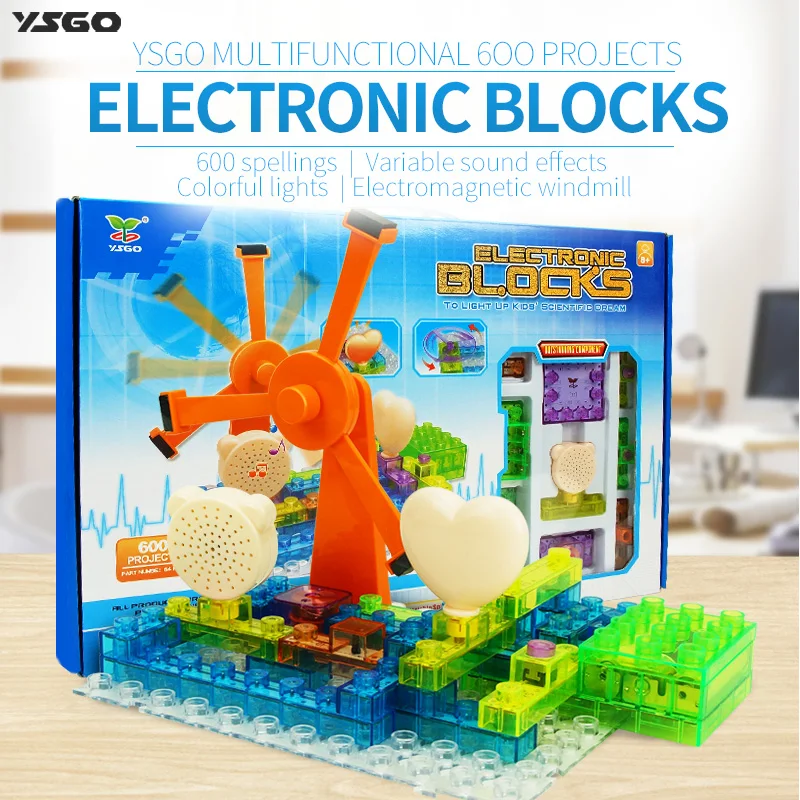 Electronic constructor building block designer kits for kids,discover