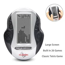 Ретро Классический Портативный тетрис игровая консоль портативный детский мини Ностальгический встроенный 26 игр большой экран тетрис игровая машина
