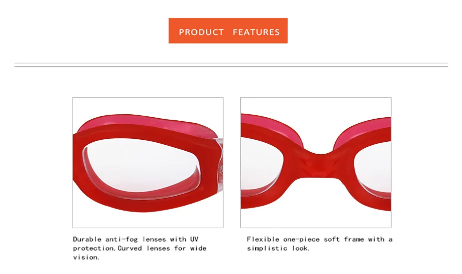 Barracuda детские плавательные очки изогнутые линзы анти-туман УФ Защита для мальчиков и девочек#14020 очки