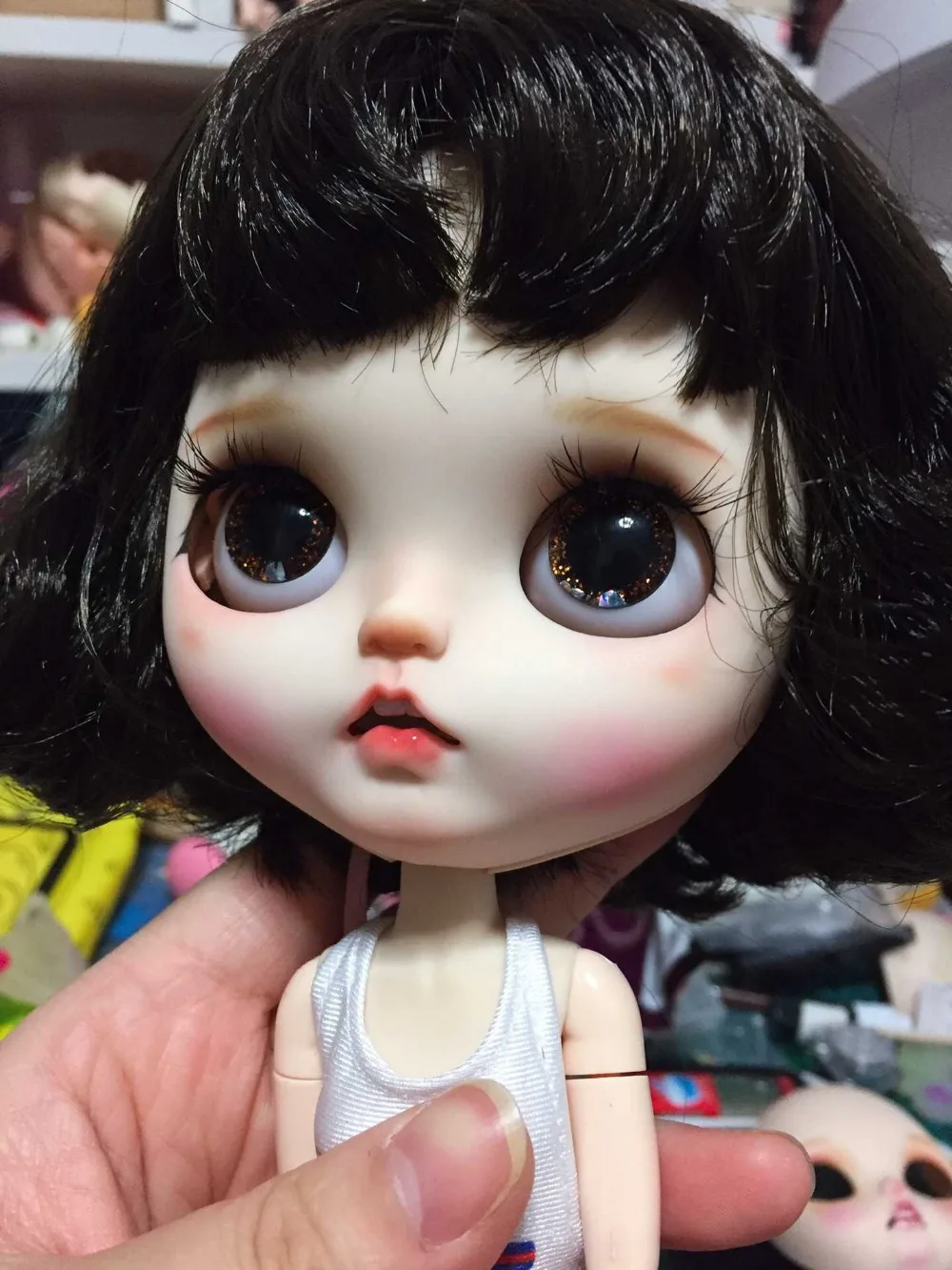 Кастомизация кукла Обнаженная blyth кукла, лицевая панель 20190411-1
