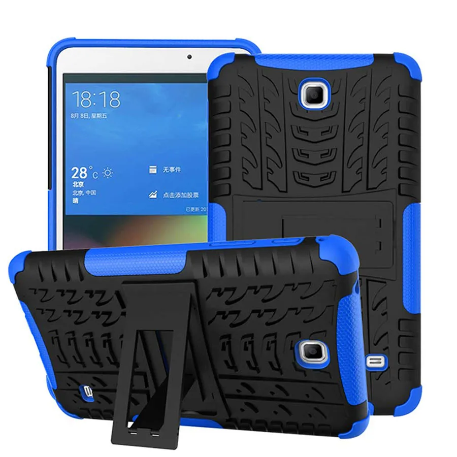 Shockproof Case For Samsung Galaxy Tab 4 7.0 inch SM-T230 T231 Removable Armor Hard Cover Kickstand Stand Tablet Case +Pen+Film (5)