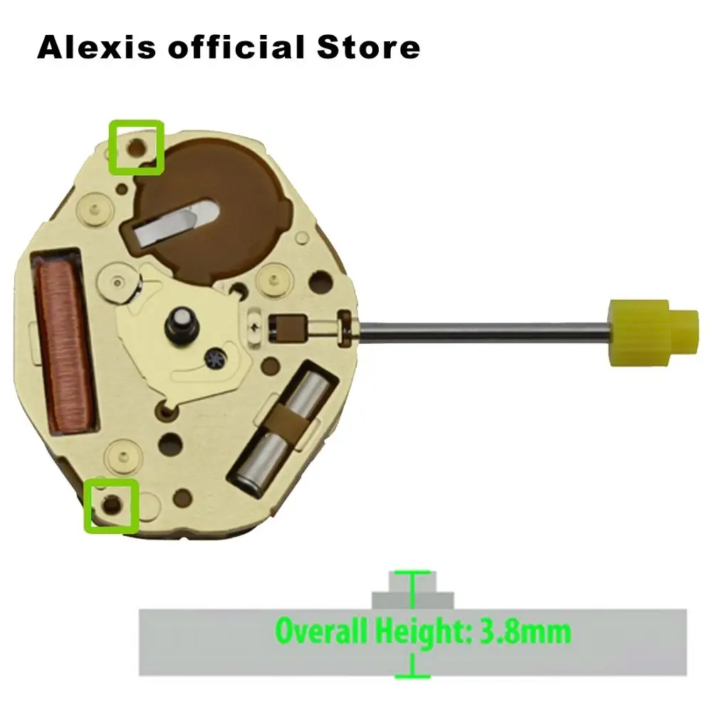 

Miyota GL26 2 Hand Quartz Watch Movement MO1065A