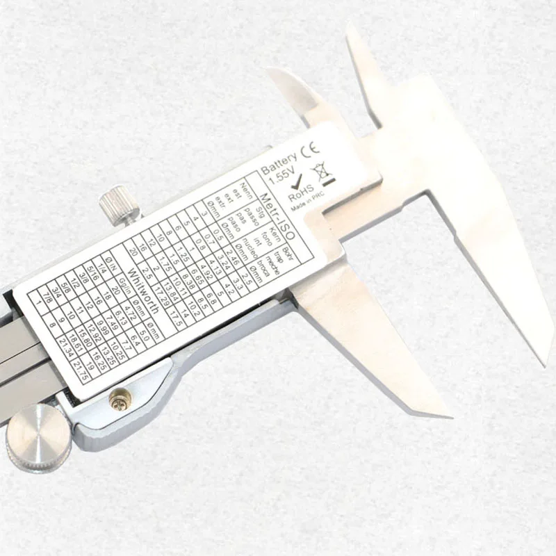 Штангенциркуль цифровой с ЖК дисплеем 0 150 мм 6 дюймов|vernier caliper electronic|metal casing digital
