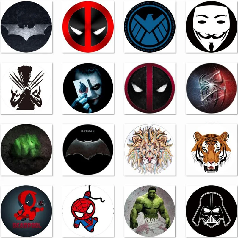 

2019 Marvel 16 Colors Pop Socket Phone Holder Smartphone попсокет Hand Finger Phone Ring Grip Stand PopSocket Round Shape