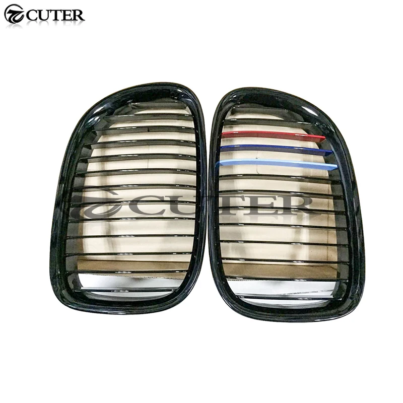 

F01 F02 1 pair ABS Car Styling Front Gloss Black Racing Grilles for BMW 7 Series 730i 740i Car Body Kit 2008-2012