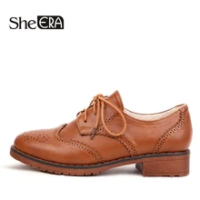 Броги в стиле ретро из искусственной кожи; женские туфли-оксфорды в британском стиле; винтажные туфли на плоской подошве с вырезами; повседневные женские туфли-оксфорды