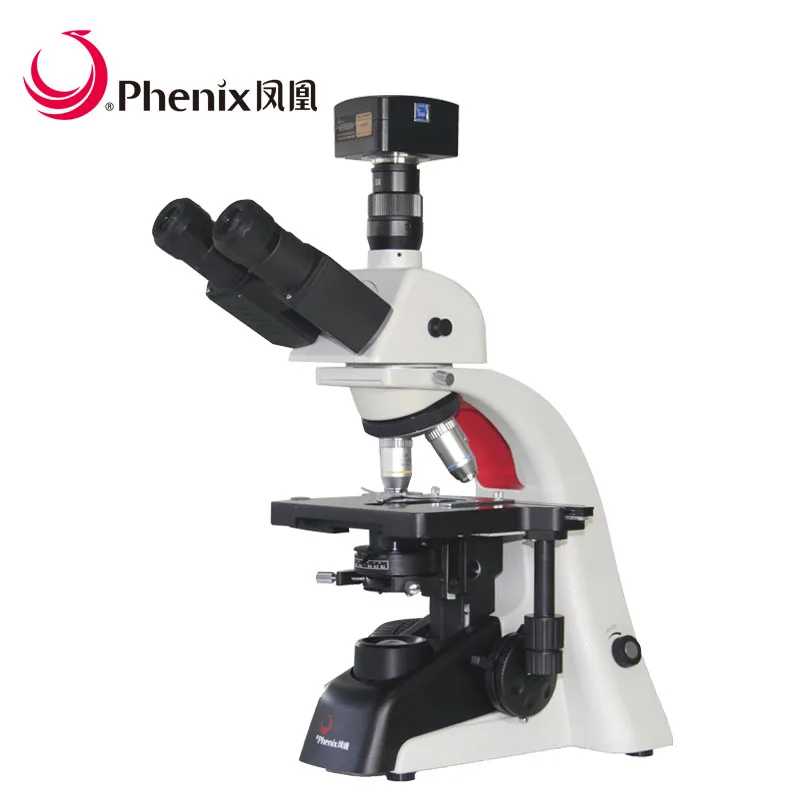 

Phenix 5mp Digital Microscope 40x-1600x Trinocular Top Optical HD Portable Students Laboratory Microskop Connect with Computer