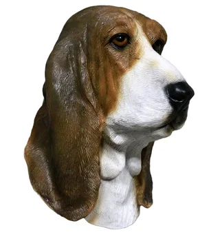 

Basset Hound Mask Animal Dog Latex Mask Full Head Costume Carnival Fancy Dress Cosplay Masquerade Party