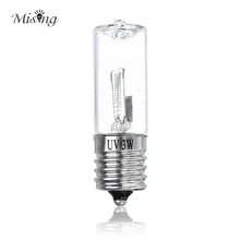 Mising E17 ультрафиолетовый светильник лампочка Выход DC24V 0.3A 3 Вт УФ озоновые бактерицидная лампа AC100-240V