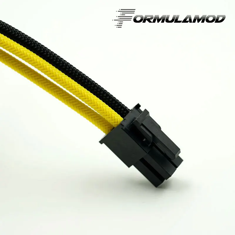 FormulaMod Fm-CPU4P-C ، وحدة المعالجة المركزية 4Pin الطاقة تمديد كابلات ، اللوحة 18AWG 4Pin متعدد الألوان مطابقة تمديد كابلات