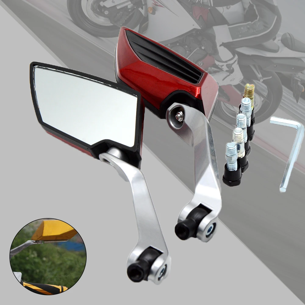 Unviersal аксессуары для мотоциклов Мотоцикл скутер зеркало заднего вида yamaha YZF R125 R15