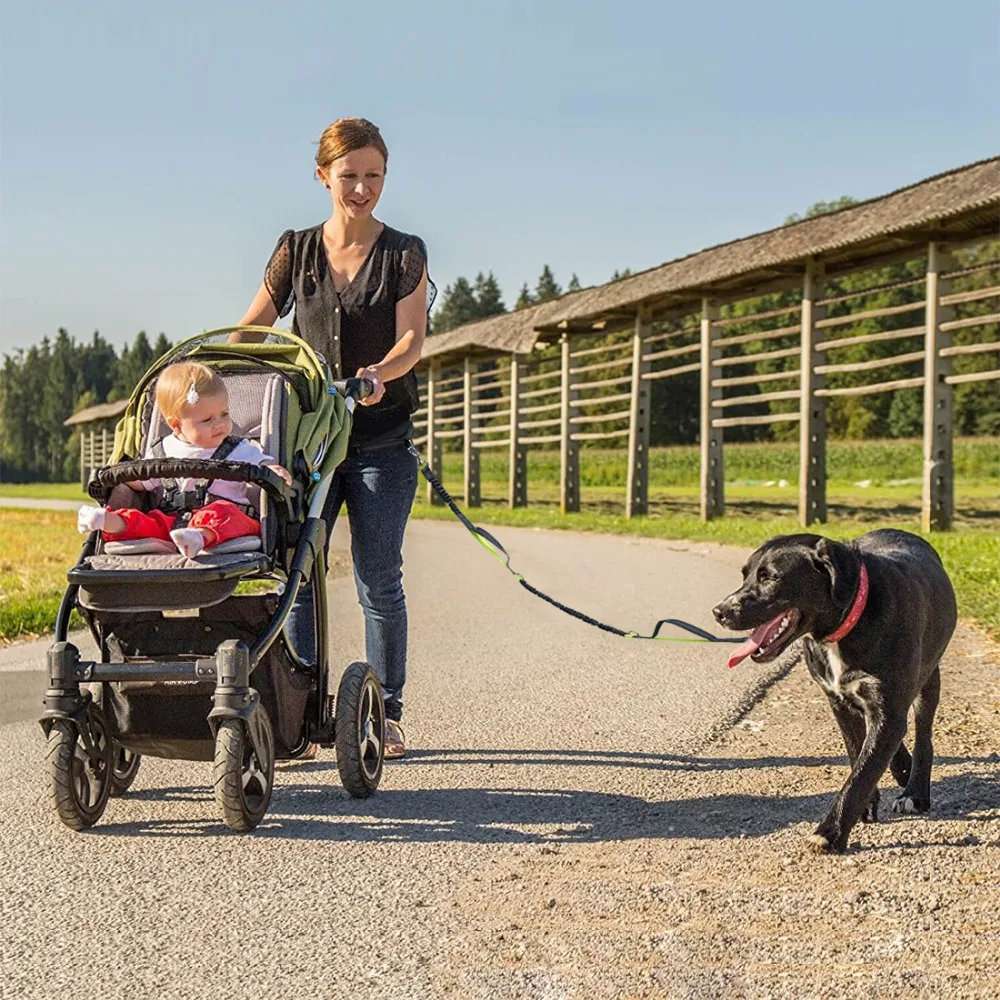 

Reflective Nylon Belt For Large Dogs Hands Free Leash For Dog Retractable Leashes Walking Running Dog-Collar Pet accessories 20