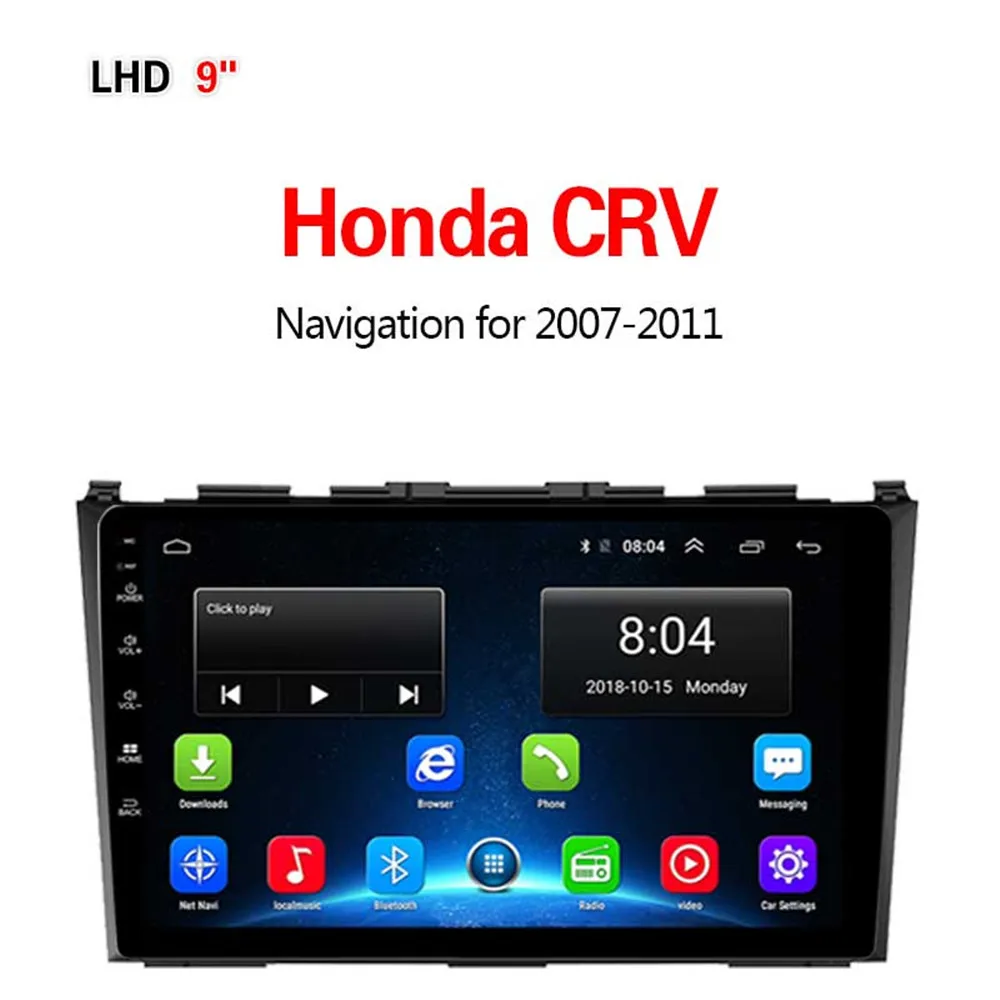 Lionet gps навигация для автомобиля Honda CRV 2007-2011 9 дюймов - Размер экрана, дюймов: 4G 1G16G