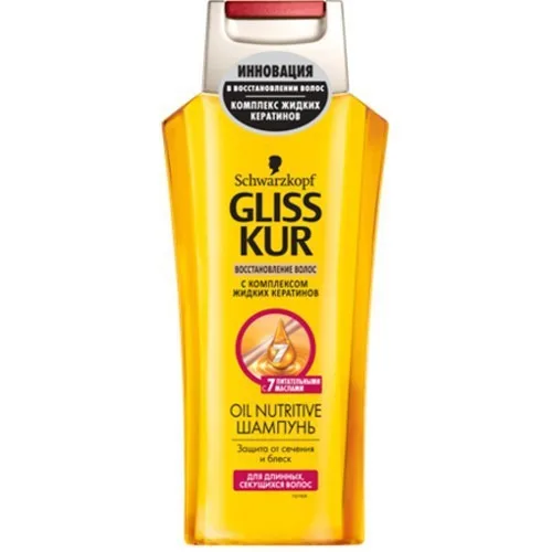 GLISS KUR Шампунь Oil Nutritive 400 мл | Красота и здоровье