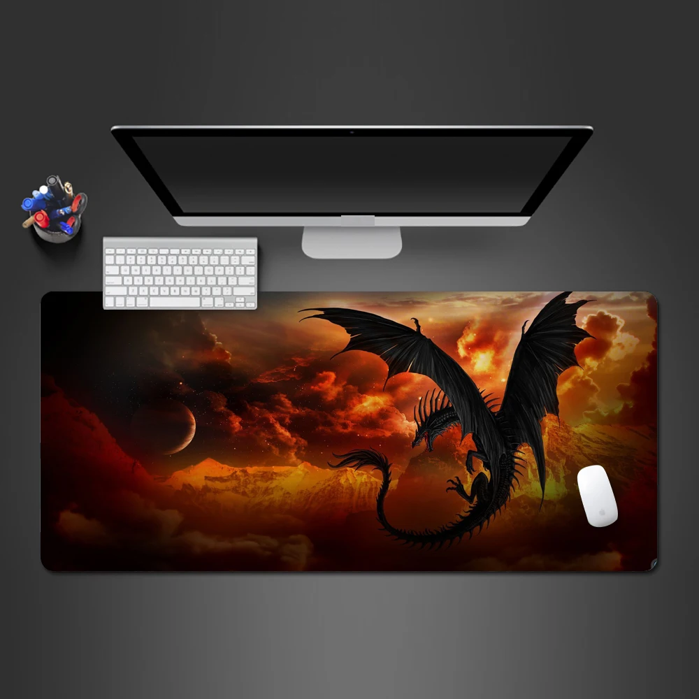 Cool Skyrim Mousepad Art Non slip Gaming Mouse Pad Gamer Mat Customized