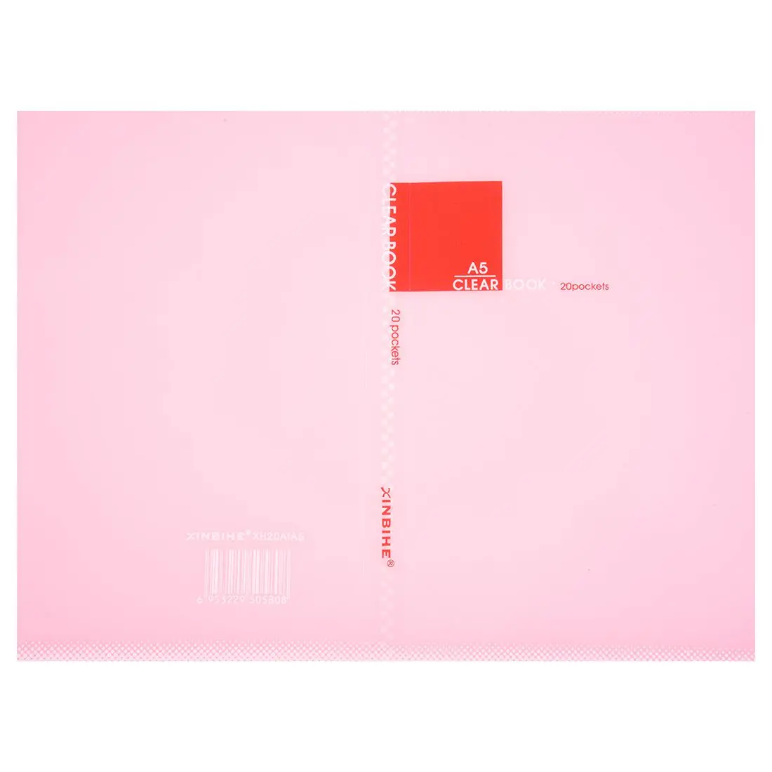 PPYY новый-Пластик A5 Бумага 20 Карманы файл папка для документов держатель, розовый