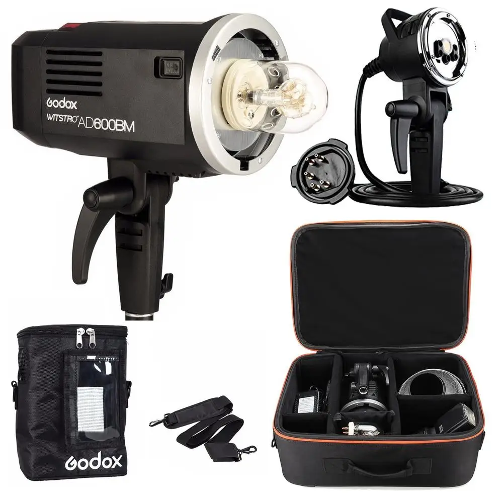 Godox AD600BM 2.4G HSS Portable Studio Flash Strobe Bowens Mount AD H600 Kits,for Canon Nikon