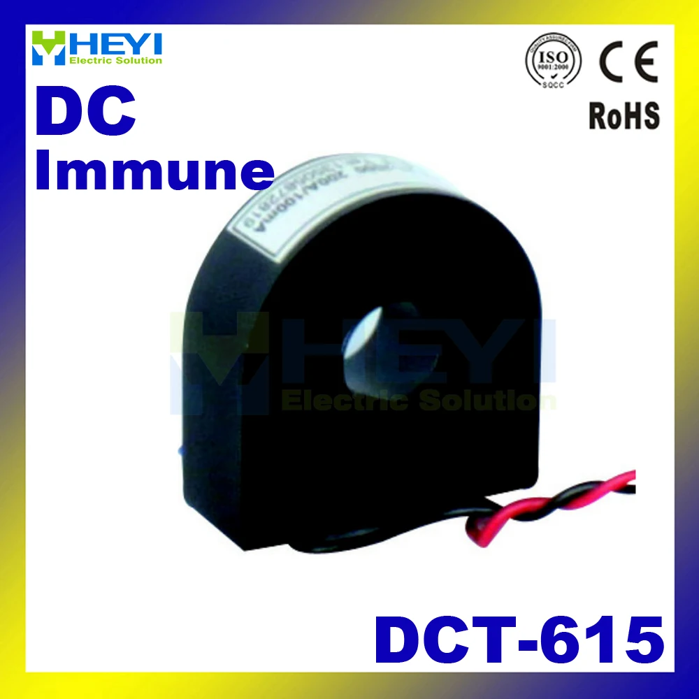 

DC immune Micro Precision current transformer DCT-615 window size 12.6mm Electric meter mini current transformer