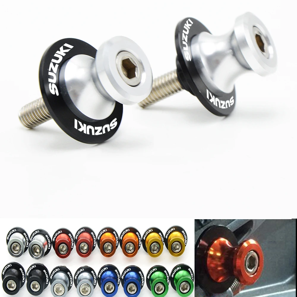

CNC motobike accessories Motorcycle Swingarm Sliders Spools For SUZUKI DL1000 V-Strom GSXR GSR GSX-R 600 650 750 1000