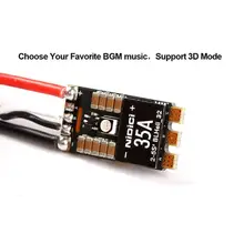 4 шт. NIDICI 35A blheli-32 32bit ESC встроенный светодиодный Поддержка Dshot1200 Multishot для FPV RC гоночный Квадрокоптер модель запасная часть рамки