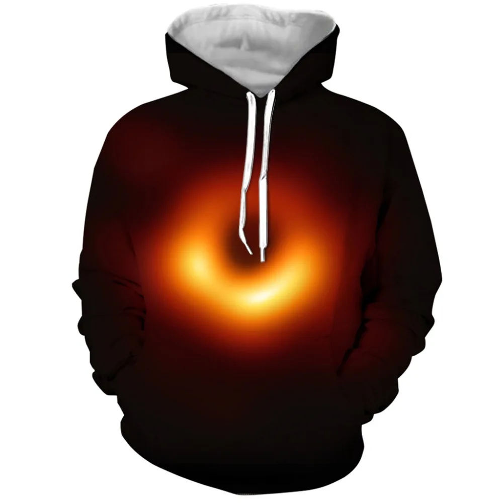 

2019 New 3D Print Mysterious black hole Mens Hoodies Sweatshirt Science Men Autumn Spring Tracksuit Pullover Dropshipping
