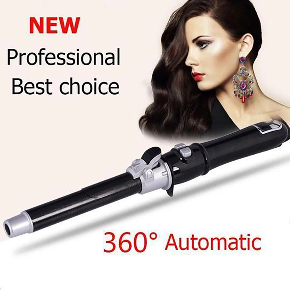 2019 Ceramic Automatic Rotating Hair Curler Beach Wave Curling
