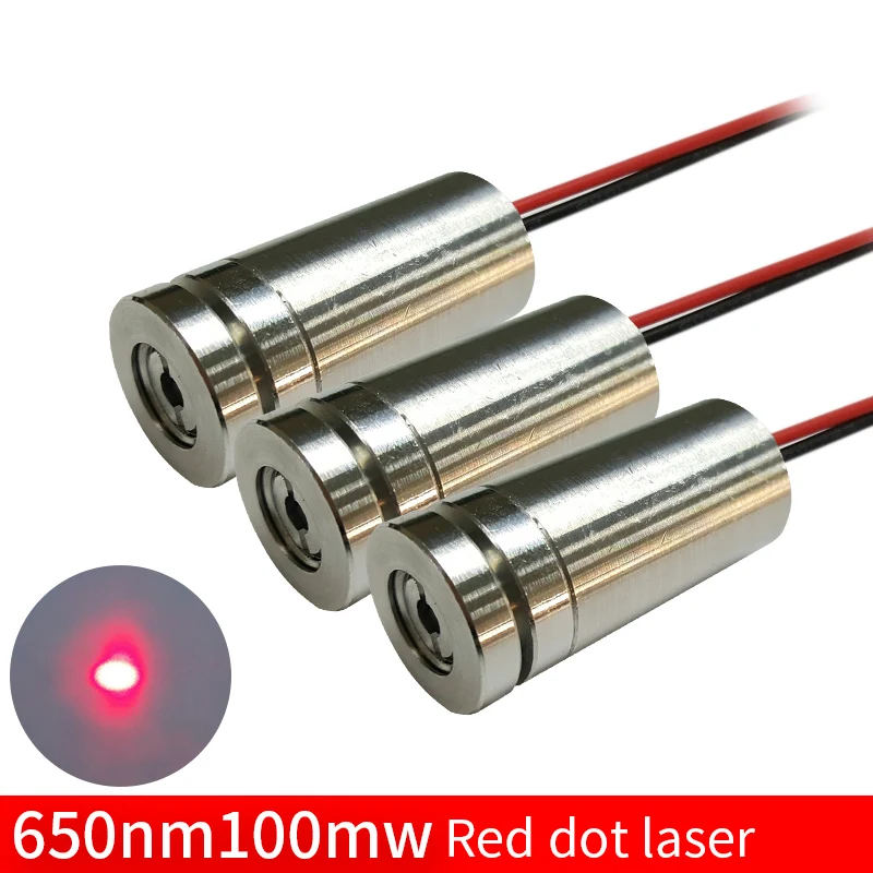 Регулируемый точечный 650nm 100 мВт Red dot лазерный модуль для сценического освещения