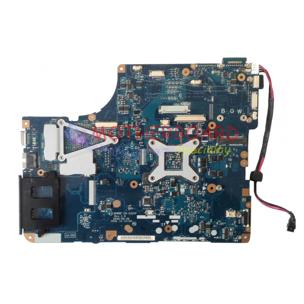 Vieruodis для ноутбука Toshiba Satellite L500 L505 материнская плата K000094220 NSWAA LA 5322P DDR3|Материнские