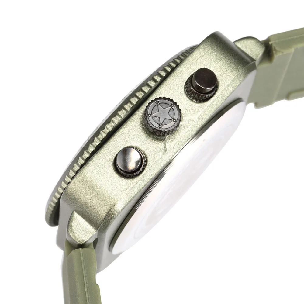 Мужские Цифровые кварцевые часы в стиле милитари от ведущего бренда, роскошные светящиеся армейские зеленые квадратные наручные часы Relogio Masculino