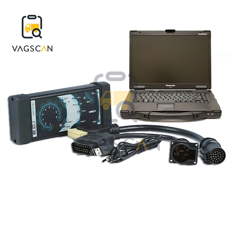 

Truck diagnostic tool for IVECO ECI Diagnostic Kit +Toughbook CF52 Laptop