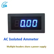 YB5135BI AC Isolado Atual Amperímetro Medidor de Três Anos e Meio Tester AC LEVOU Display Digital Amperímetro Atual Metros Amp Azul palavras