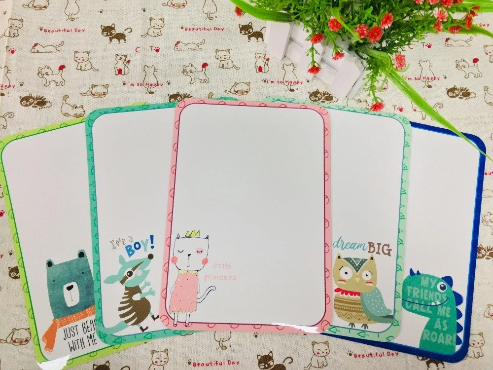 

Humorous cartoon Magnets, Dry Erasable Whiteboard;Flexible Magnet With PET;decoration fridge magnetic message board