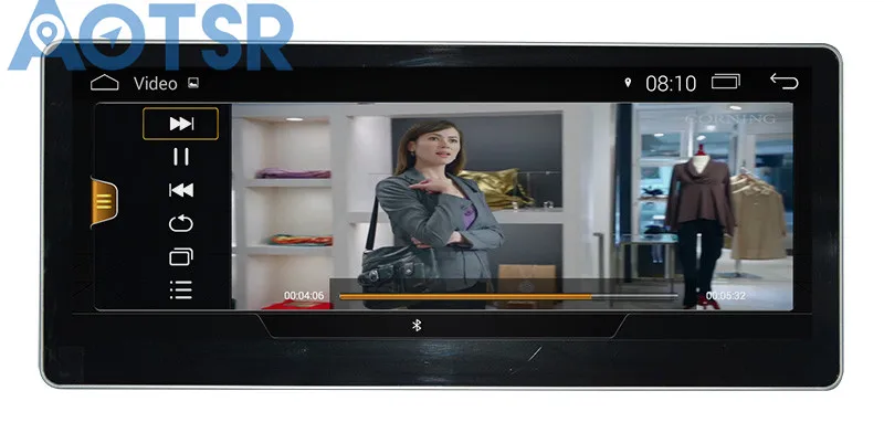 Excellent The Pure Android Car No DVD player for AUDI A4 2017 2018 Audio GPS navigation Radio multimedia radio tape recorder pad 7