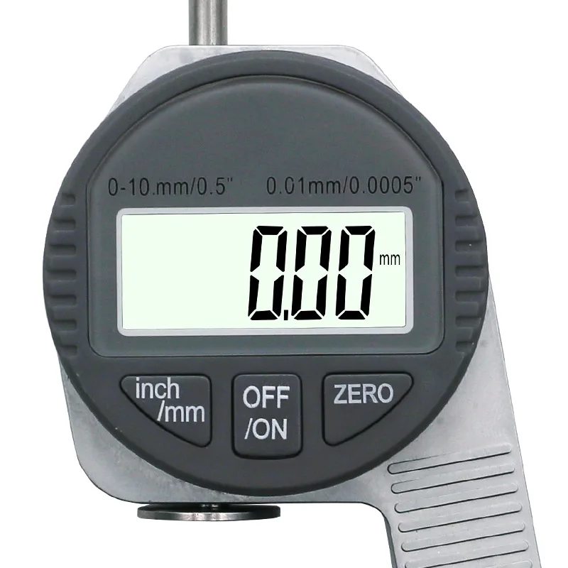 Goede Draagbare Elektronische Meetklok Dikte Mini 0.01 Mm Digitale Diktemeter Meter 12.7 Mm Measure Tool Dial Gauge Tester