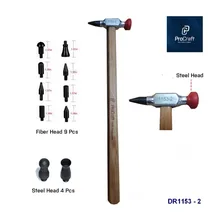 Procraft PDR Paintless Dent Repair Сменная головка Pdr смешивающий молоток с 13 головками качества