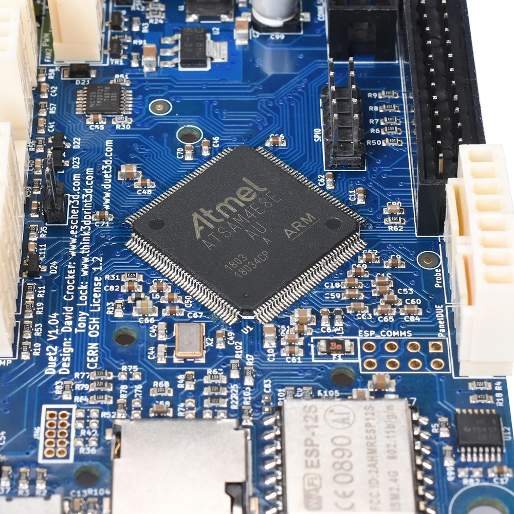 Детали для 3D принтера Duet 2 Wifi V1.04 клонированная 32 битная материнская плата Duetwifi