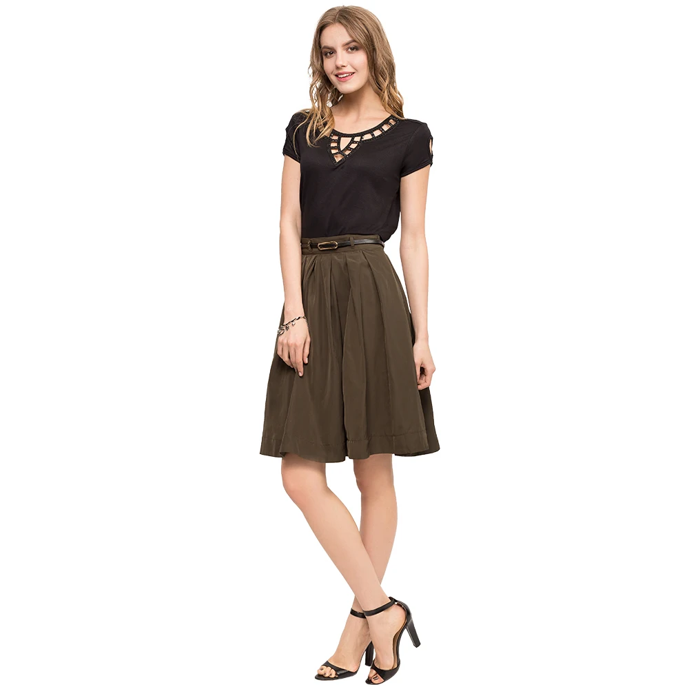 Gloria Jeans Однотонная расклешенная юбка для девушки GSE000334|skirt jeans|skirt skirtjeans skirt |