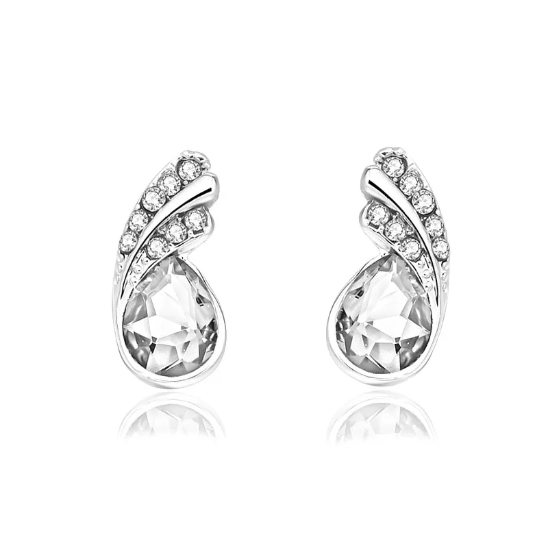 Женские серьги гвоздики с австрийским кристаллом|fashion stud earrings|stud earringsstud earrings