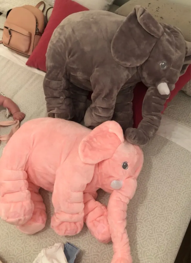 adorable elephant plush toy pillow